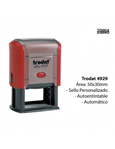 Sello Trodat 4929 50x30mm Automático